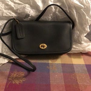 Coach East-west Leather Shoulder Bag